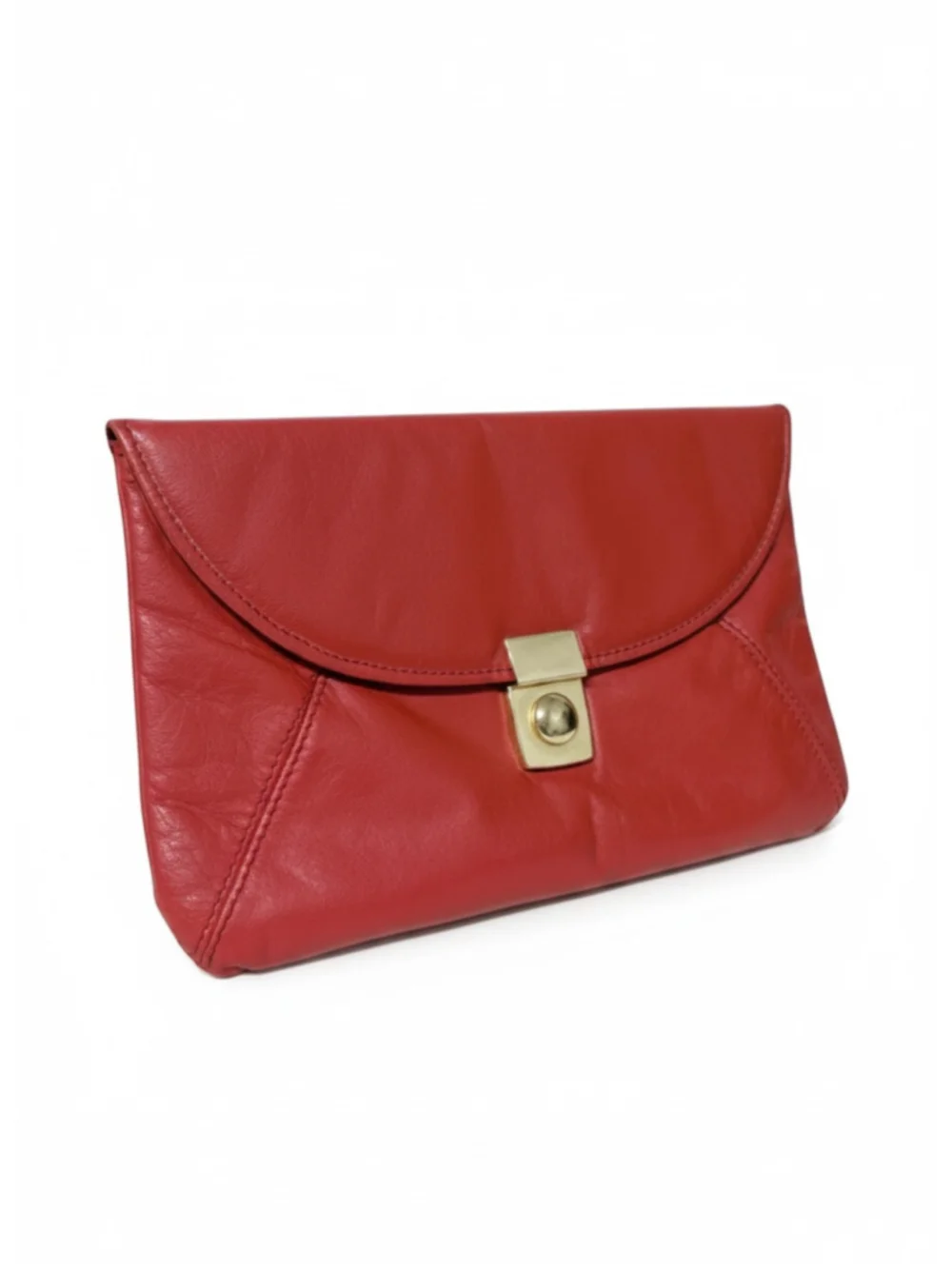 Red Envelope Clutch Bag, 6.5”x10”, Vintage